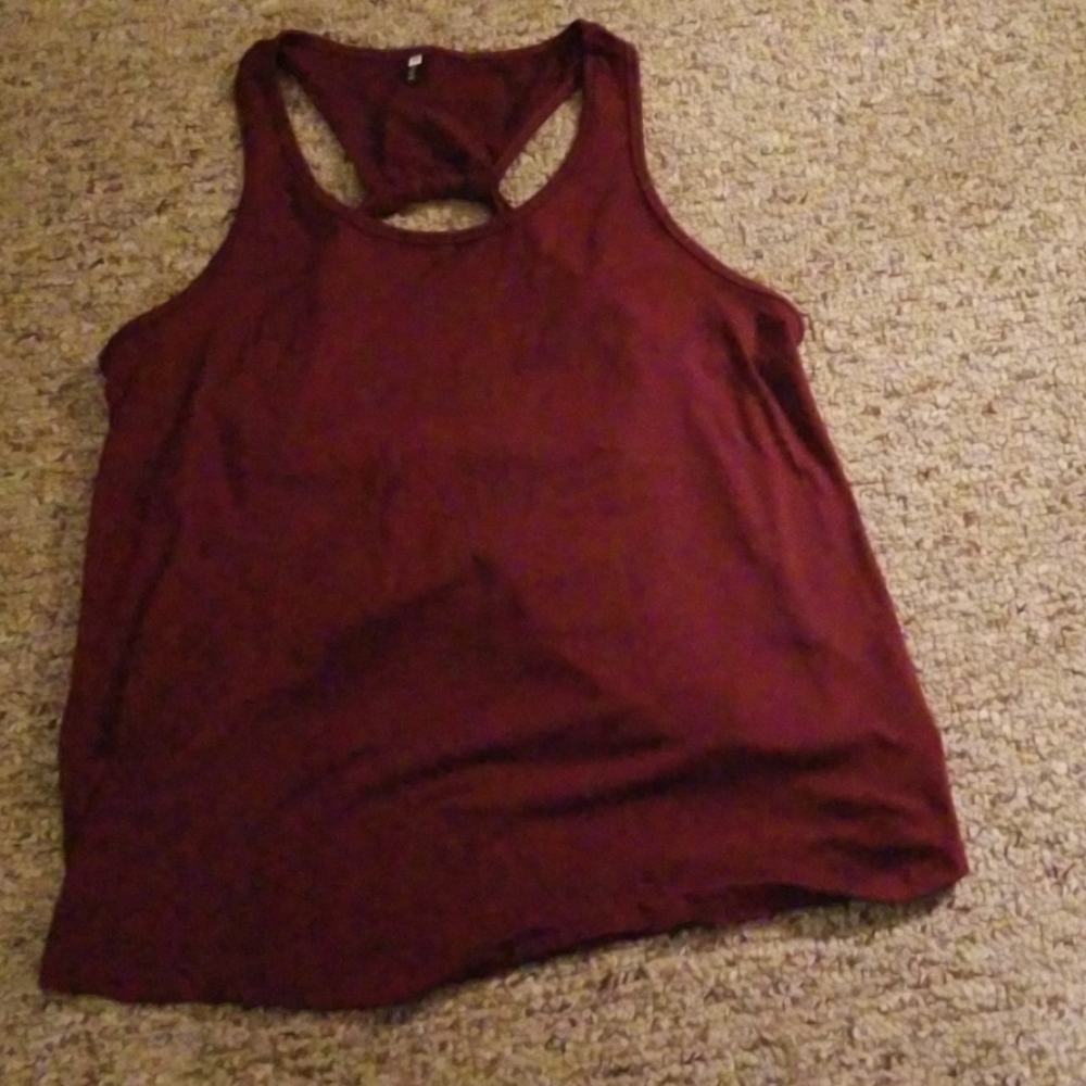 Maroon tank top